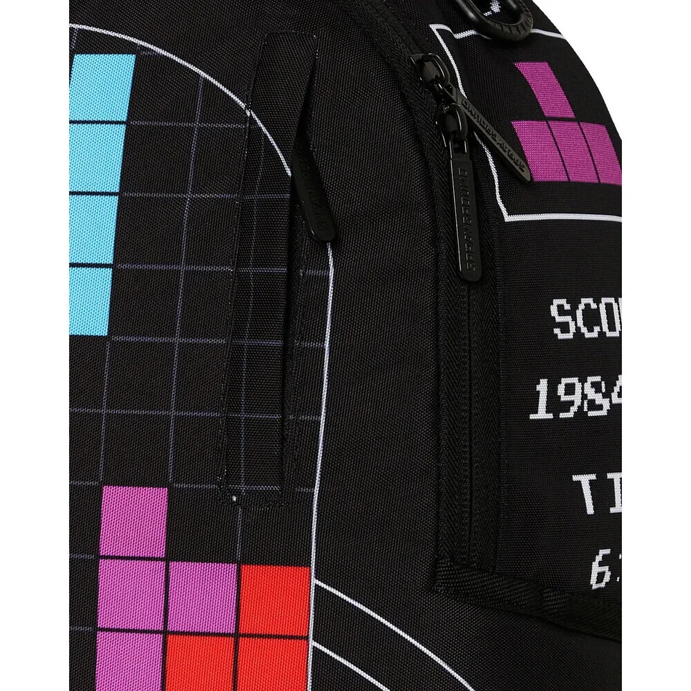 Sprayground Tetris With Diablo and Money Bear Unisex Multicolor Backpack SPR110